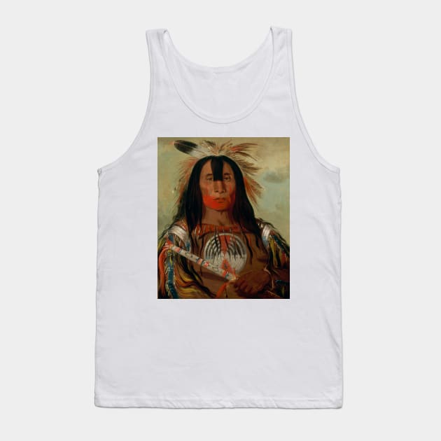 Stu-mick-o-sucks, Buffalo Bull's Back Fat, Head Chief, Blood Tribe by George Catlin Tank Top by Classic Art Stall